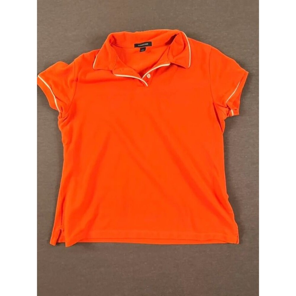 Lands’ End Orange Polo Shirt Women’s PM